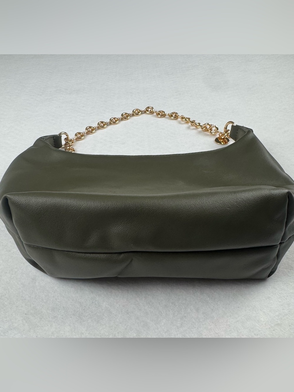 A New Day Shoulder Bag Gold Chain Strap Faux Leather Handbag - Picture 3 of 9